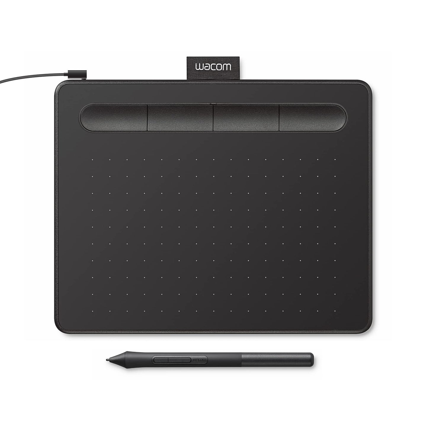 Intuos Small Graphics Drawing Tablet, Portable For Teachers, Students And Creators, 4 Customizable ExpressKeys 4096 Pressure Sensitive Pen, Compatible With Chromebook Mac OS Android And Windows