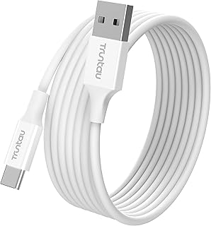 6 ft USB A to USB C cable for data and fast charging