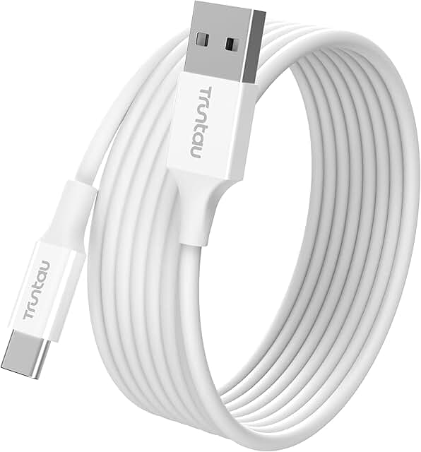 6 ft USB A to USB C cable for data and fast charging