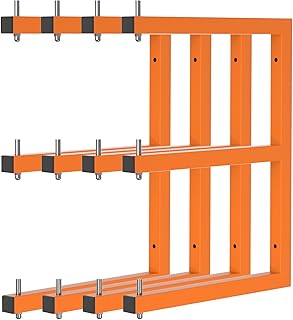 Heavy Duty Wall-Mounted Lumber Storage Racks (4 Pack)