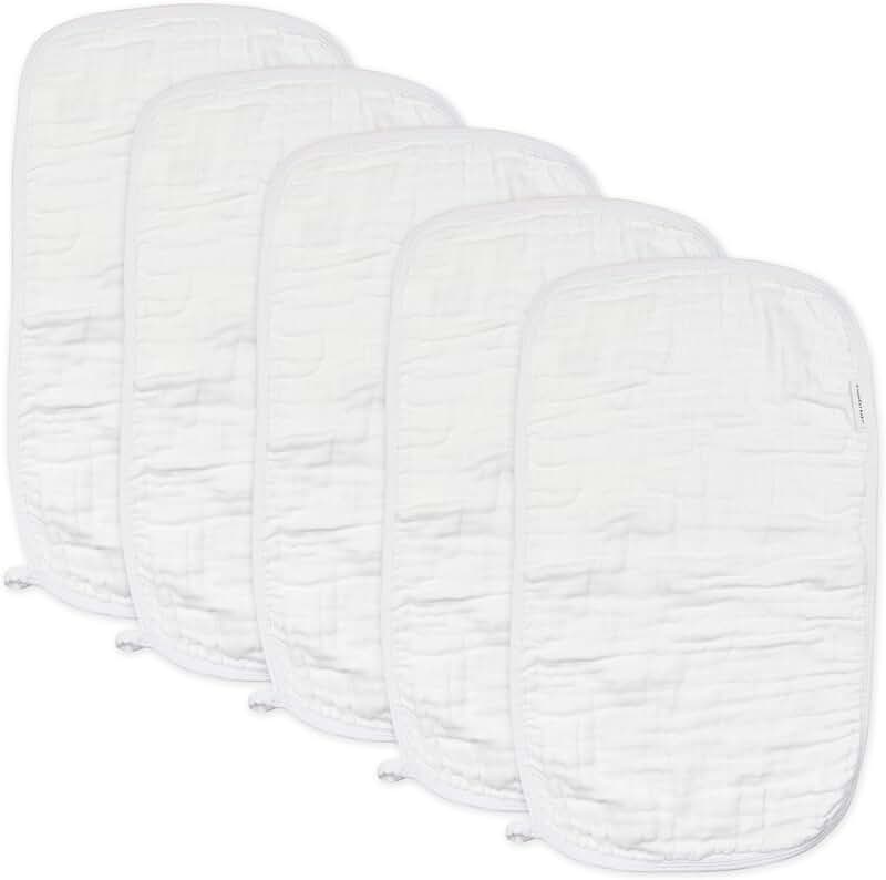 Organic Cotton Baby Burp Cloths Pack