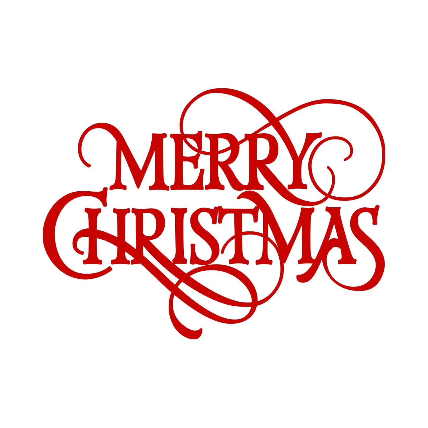 Christmas Decal Vinyl Sticker for Car and Wall