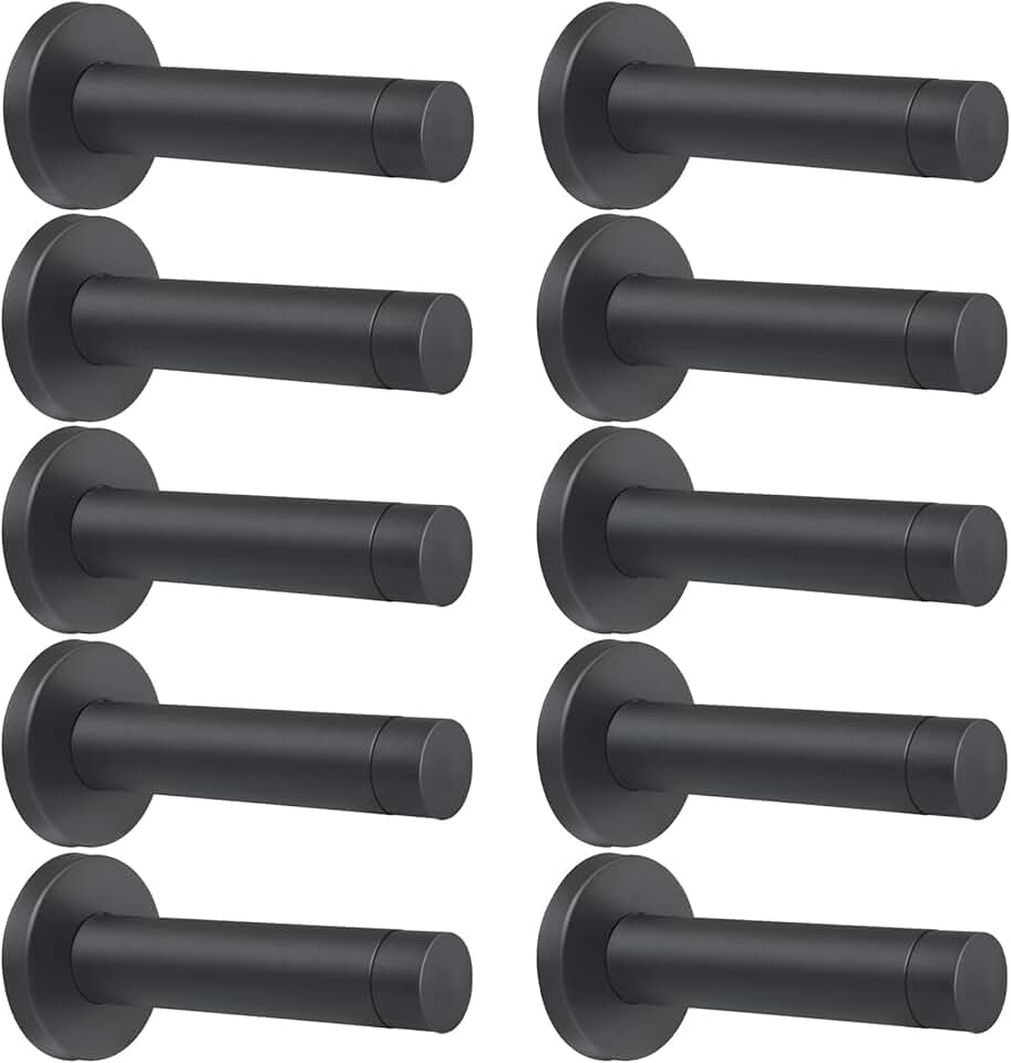 10-Pack Heavy Duty Stainless Steel Door Stops