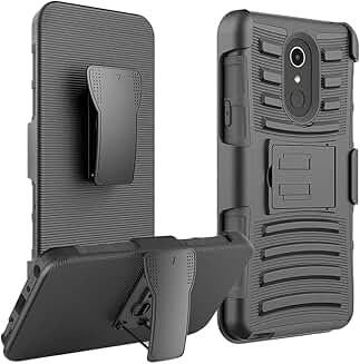 Heavy Duty Shockproof Phone Case with Kickstand and Belt Clip