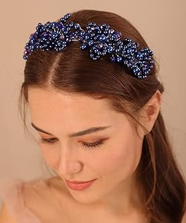 Floral Pearl Headband for Girls and Weddings