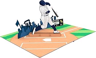 3D Baseball Greeting Card with Message Note
