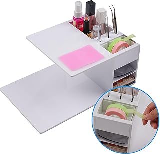Eyelash Extension Pillow Shelf with Tape Dispenser and Organizer