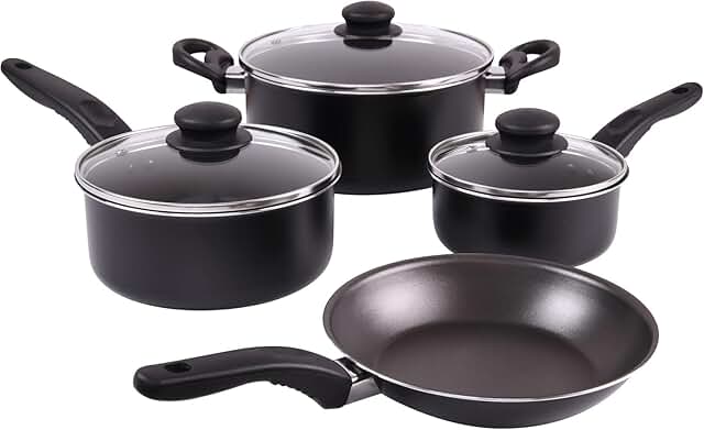 7-Piece Non-Stick Aluminum Cookware Set