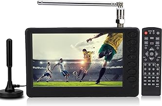 5-Inch Portable Digital TV with HD Screen and Rechargeable Battery