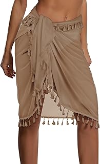 Women’s Tassel Beach Sarong Wrap for Summer