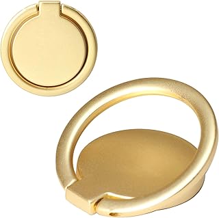 Two Small Matte Finish Phone Ring Holders with 360° Rotation