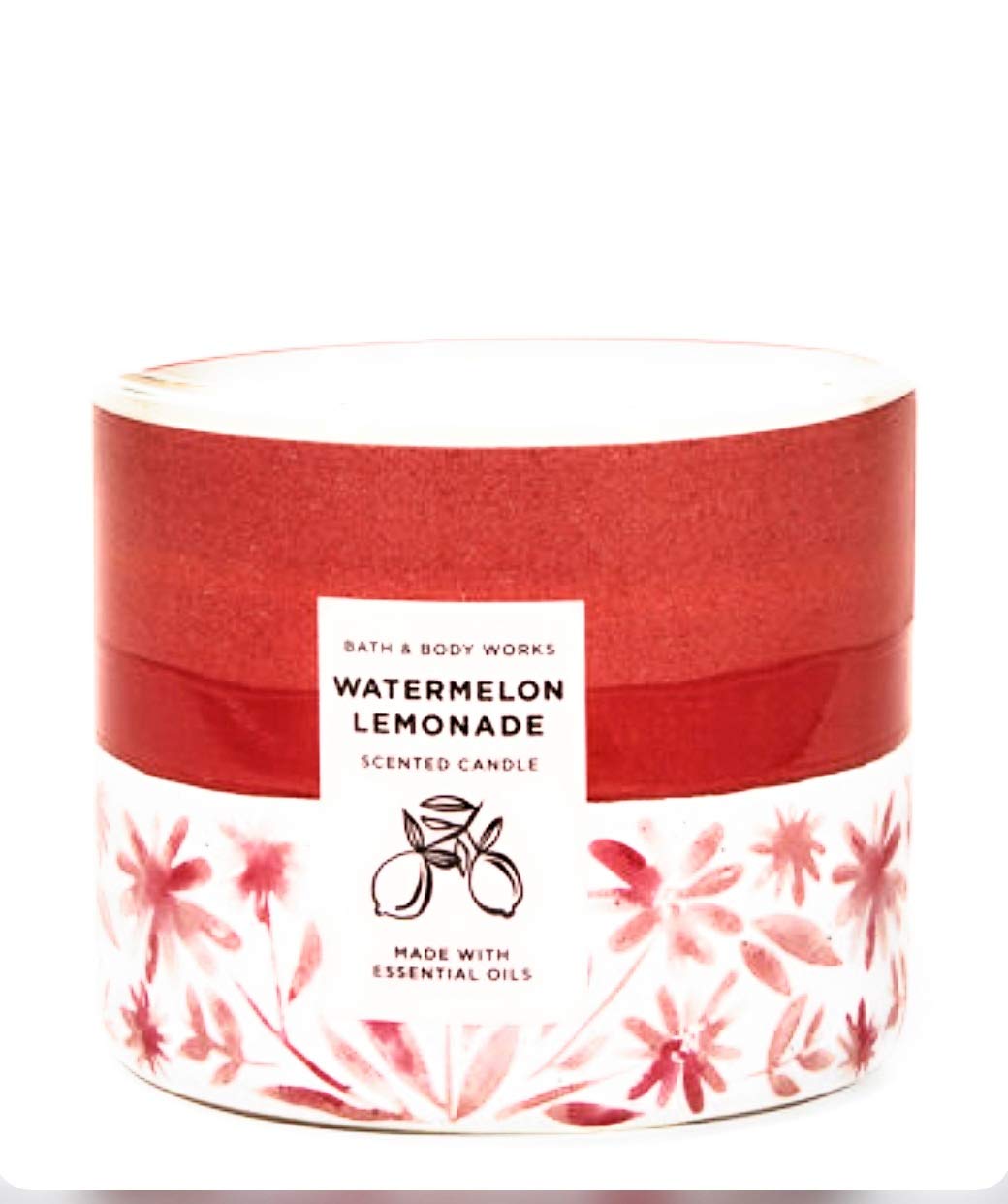 14.5 Oz 3 Wick Candle Watermelon Lemonade