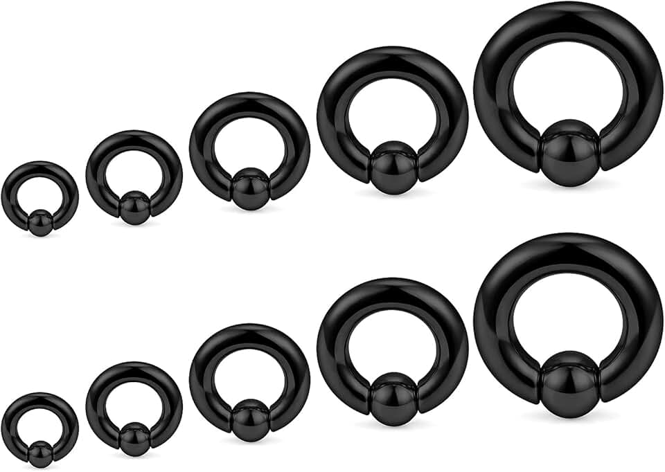 Large Septum Ring Set in Various Gauges