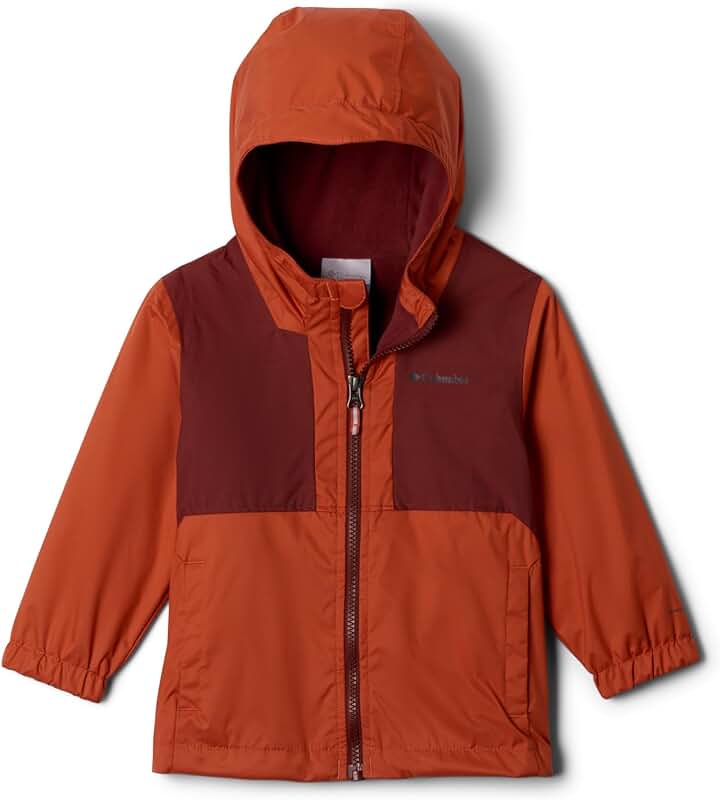 Toddler Boys Fleece-Lined Rain Jacket, 3T