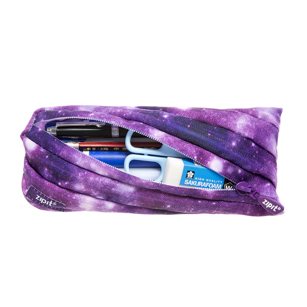 Purple Galaxy Pencil Case for Girls