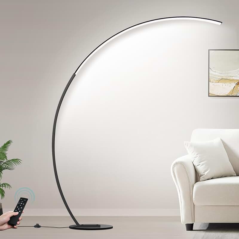 Dimmable LED Floor Lamp with 3 Color Settings