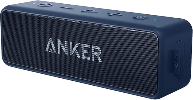 Portable Bluetooth Speaker with 12W Dual Drivers and 24-Hour Playtime