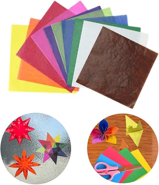 Assorted Color Kite Paper, 100 Sheets, 6.25" Square