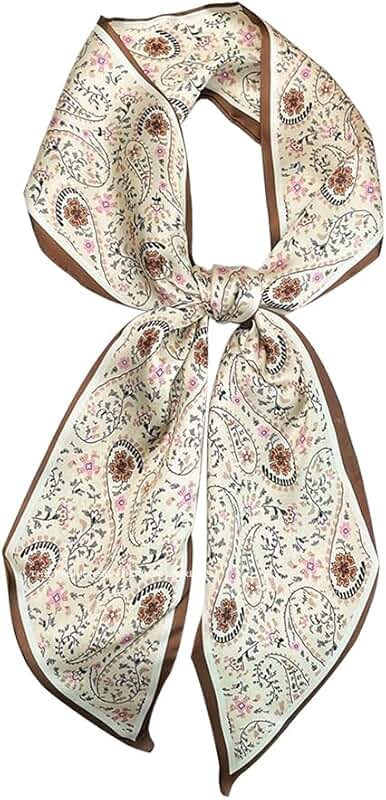 Silk Feeling Satin Head Scarf for Women