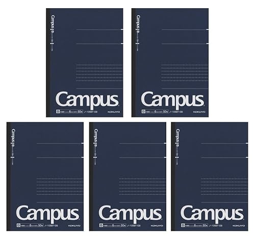 Pre-Dotted A5 Notebook, 50 Sheets, Pack of 5