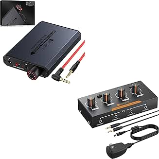 3.5mm Headphone Amplifier with Bass Boost and 4 Channels