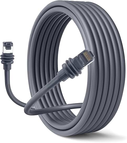 High-Speed Weatherproof Satellite Extension Cable, 150FT
