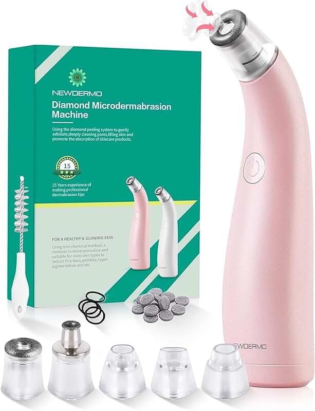 2-in-1 Microdermabrasion Facial Machine for Home Use