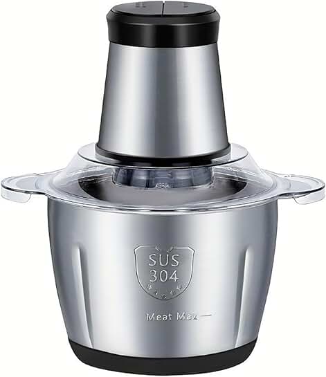 Electric Meat Grinder and Vegetable Chopper, 2L