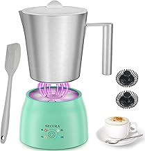 17 oz Electric Milk Frother and Steamer with Stainless Steel Jug