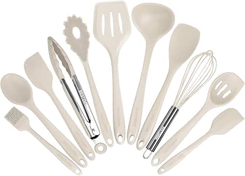Colorful 11-Piece Silicone Kitchen Utensil Set