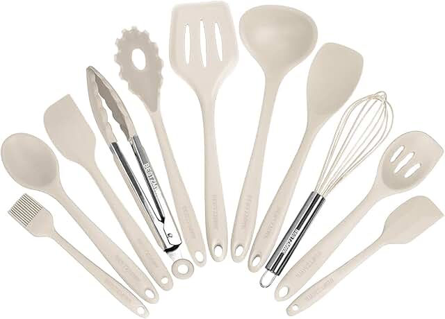 Colorful 11-Piece Silicone Kitchen Utensil Set
