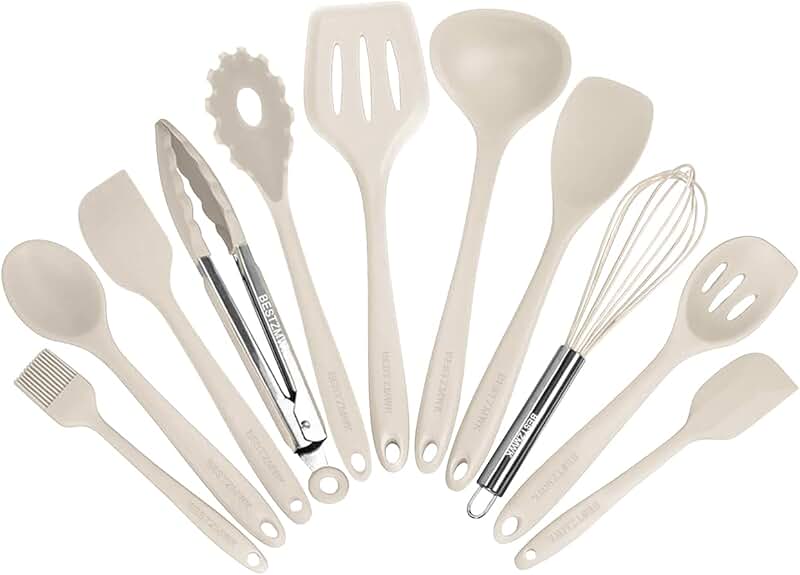 Colorful 11-Piece Silicone Kitchen Utensil Set