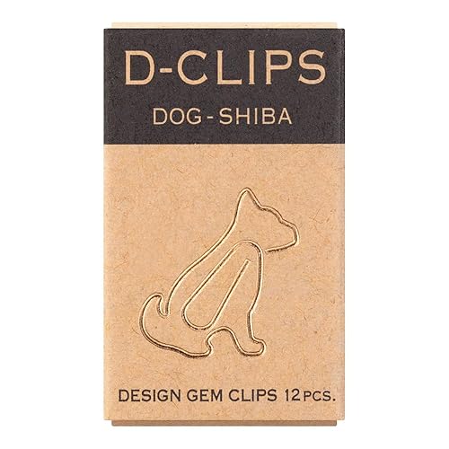 Mini D-Clips Paper Clips, 12 Pieces