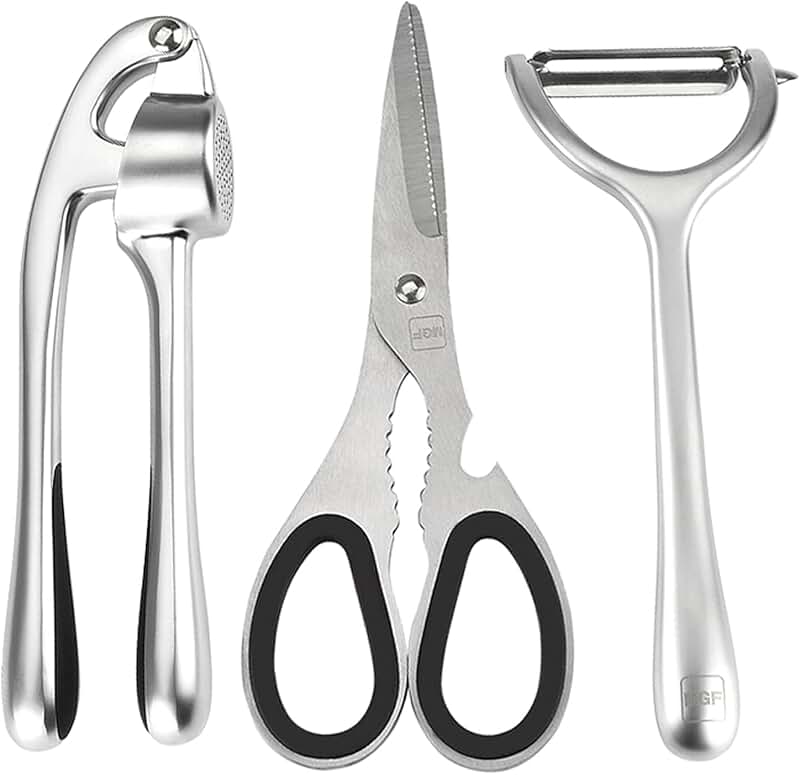 12-Piece Silicone Kitchen Utensil Set with Wood Handles
