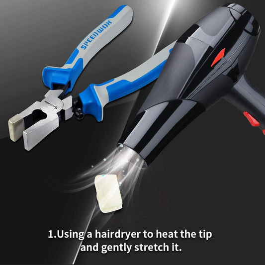6-Piece Replacement Tips for Glass Pliers