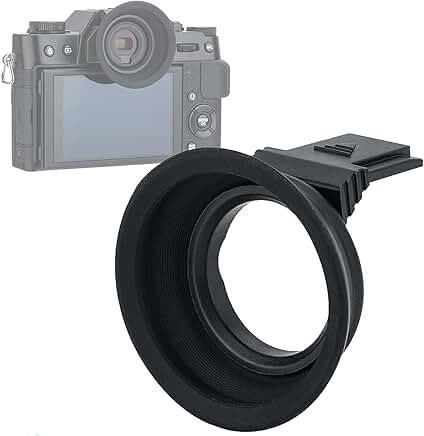 Large Soft Silicon Camera Eye Cup for Fuji X-T30, X-T20, X-T10