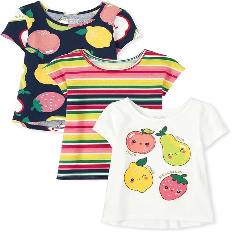 Fruit Short Sleeve Top 3-Pack for 4T