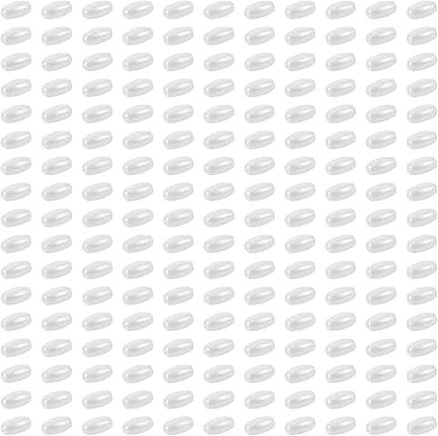 1000pcs White Pearl Oat Beads for Jewelry and Decor