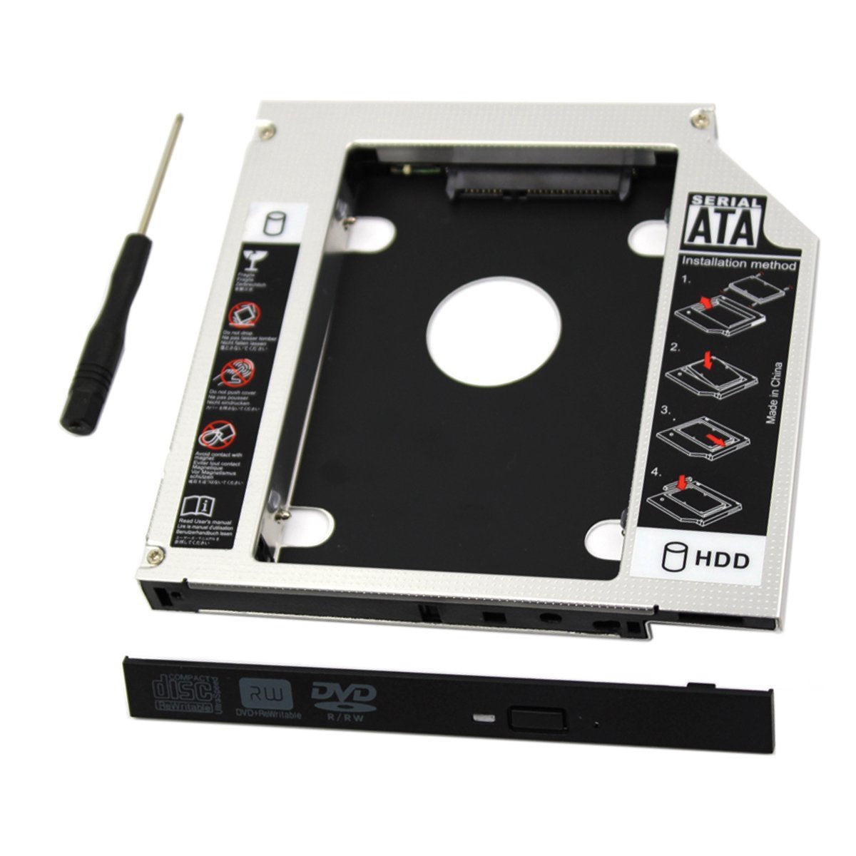 SATA Hard Drive Caddy Adapter Tray for Laptop