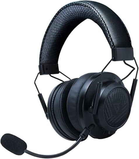 Wireless Gaming Headset with 3D Audio and Soft Earmuffs