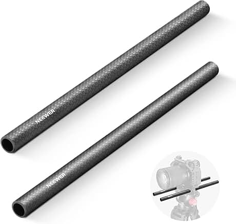 Two 15 mm Carbon Fibre Extension Rods for Camera Support