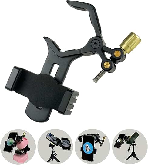 Telescope and Microscope Phone Adapter Mount