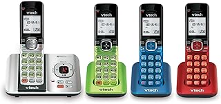 4-Handset Cordless Phone with Answering and Caller ID