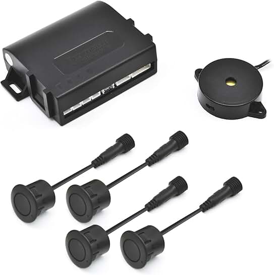 Car Front Parking Sensor Kit with Buzzer and Detection