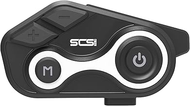 Motorcycle Bluetooth Intercom for 2 Riders, 1000m Range