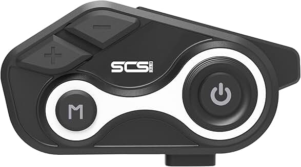 Motorcycle Bluetooth Intercom for 2 Riders, 1000m Range
