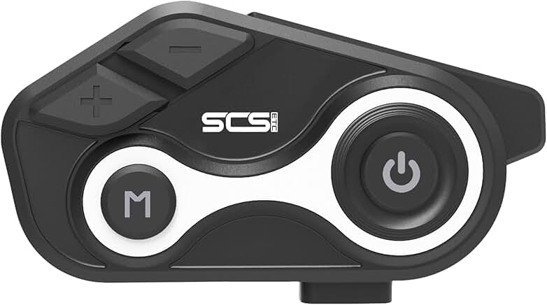 Motorcycle Bluetooth Intercom for 2 Riders, 1000m Range