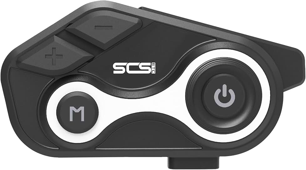 Motorcycle Bluetooth Intercom for 2 Riders, 1000m Range