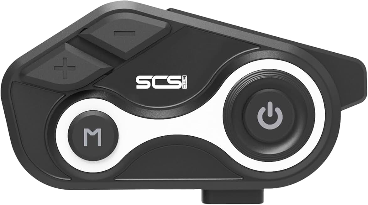 Motorcycle Bluetooth Intercom for 2 Riders, 1000m Range