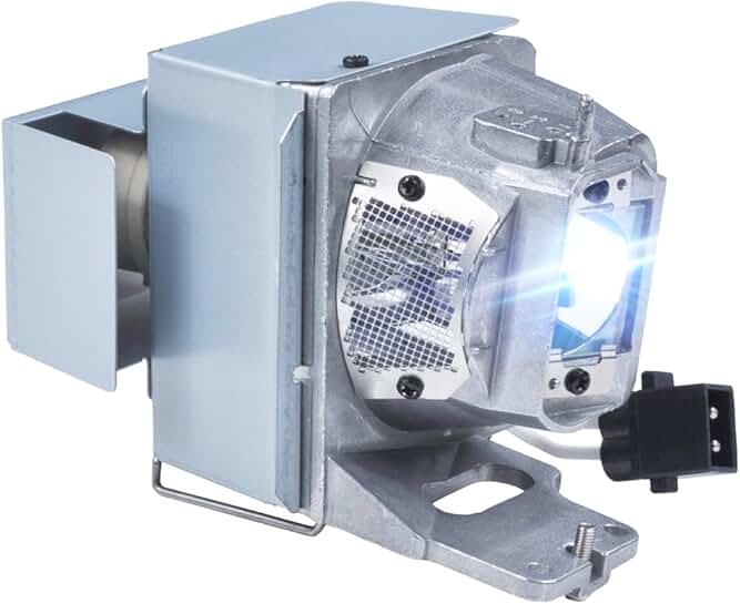 Replacement lamp bulb with housing for projector